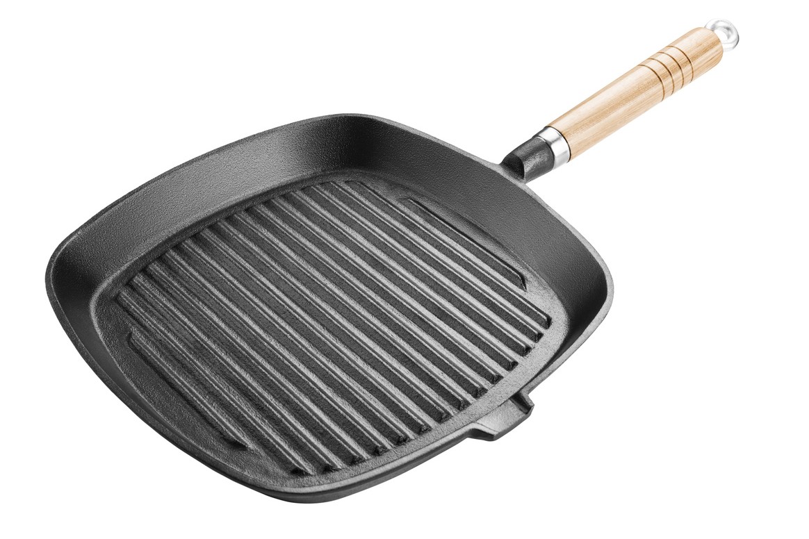 Litinová grilovací pánev Iron LT1063 Lamart čtvercová 24 cm